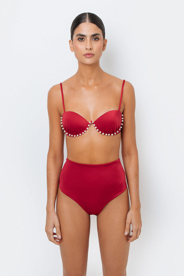 Bikini Top Havana Granate