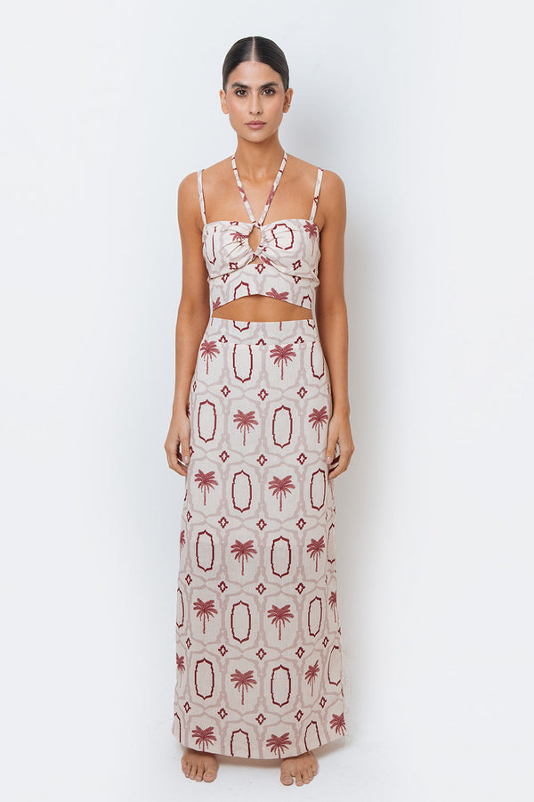 Crop Top Malva / Skirt Montse LUA 1222