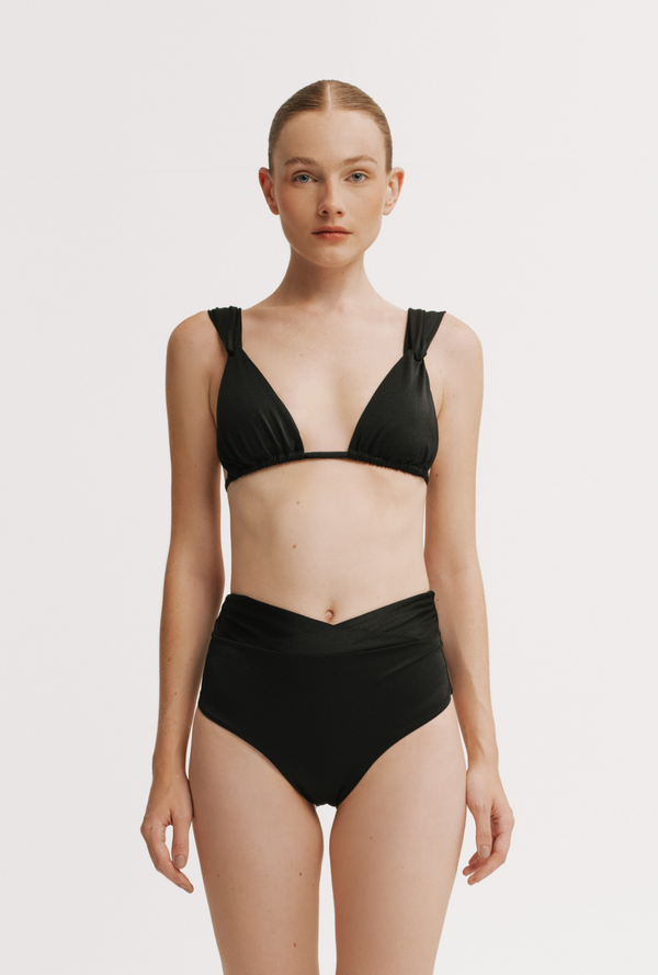 Dorothy Black Bikini Top