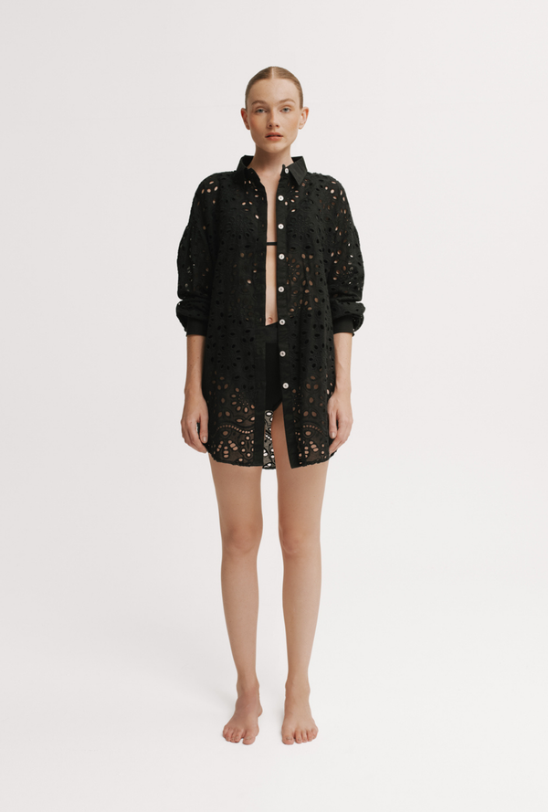 Malika Black Shirt