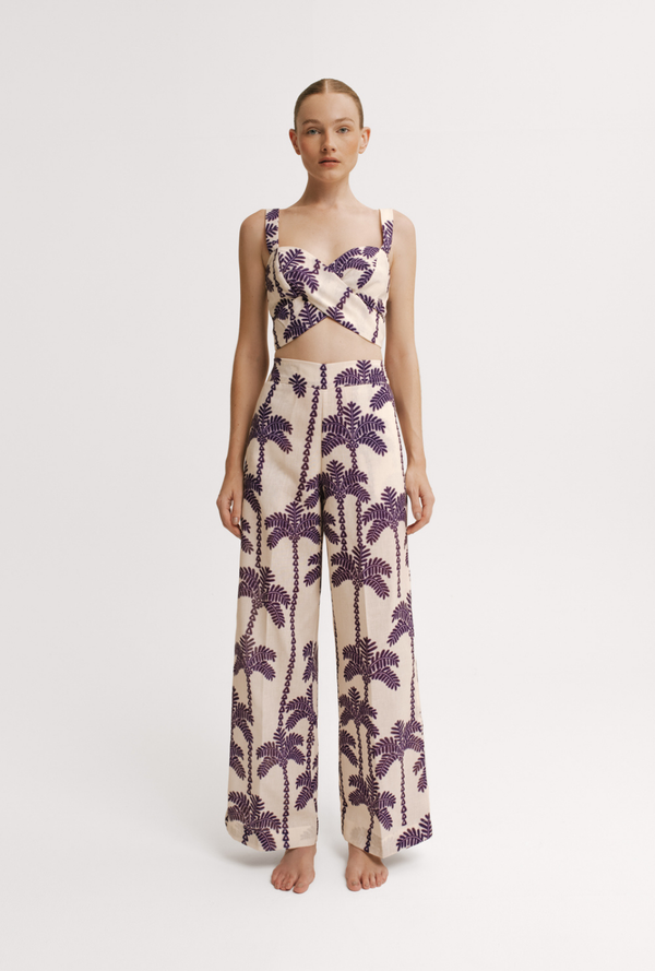 Geena Malva Crop Top